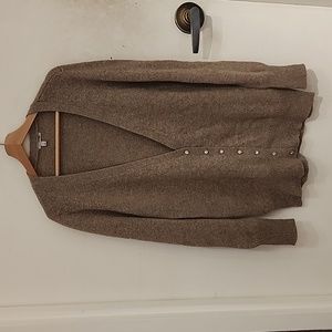 Halogen‎ Brown Taupe Oversized Cardigan XL | Eclectic Grandpa Core